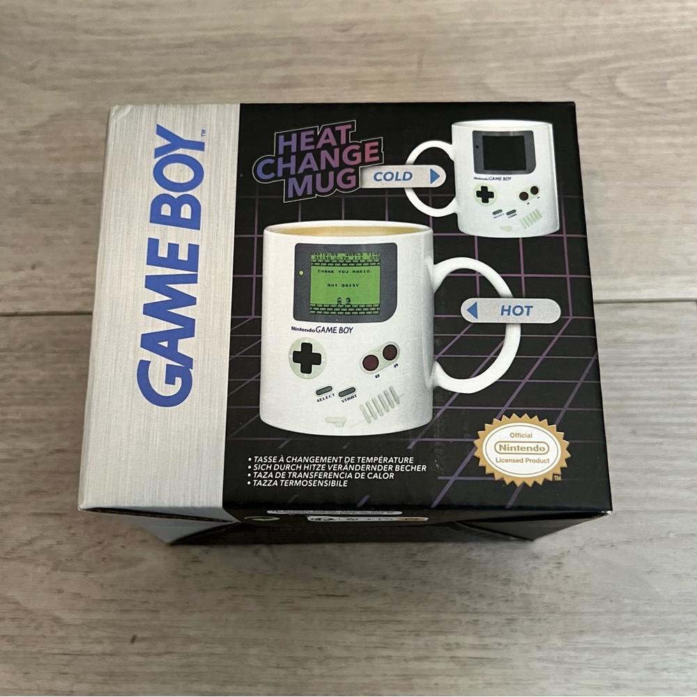 Nintendo Gameboy Heat Change Coffee Tea Mug New